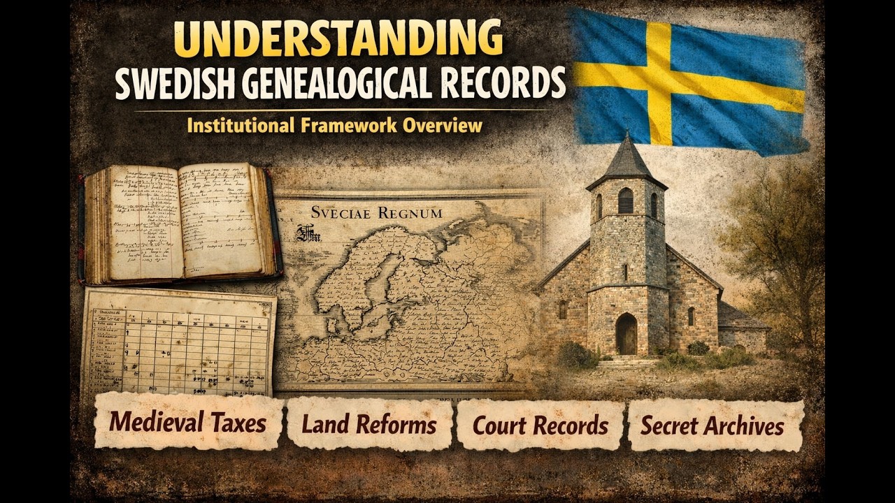 Understanding Swedish Genealogical Records - Institutional Framework Overview