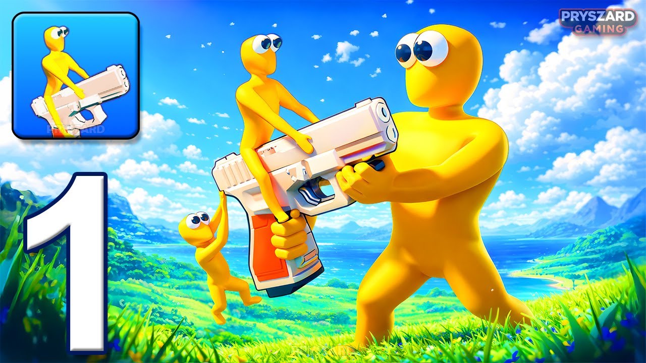 Flip Beat: Ragdoll Gun Shooter - Gameplay Walkthrough Part 1 - Ragdoll Gun Game (iOS, Android)
