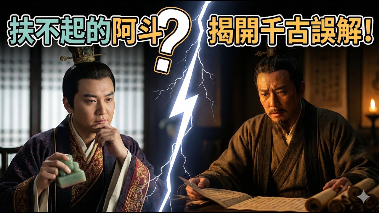 別再說他是「扶不起的阿斗」！劉禪與諸葛亮：一場被誤解千年的權力共生 🤯