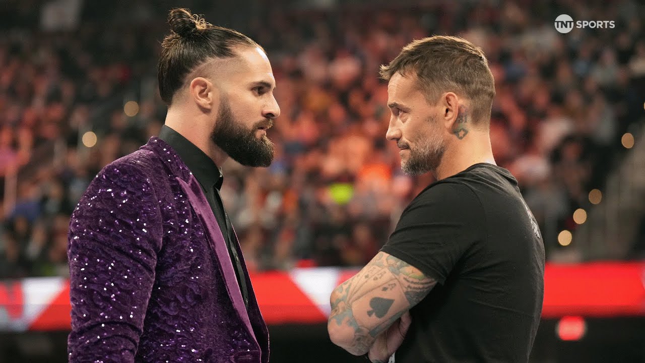 CM PUNK AND SETH ROLLINS FACE TO FACE! 👀 🔥 WWE RAW, December 11 2023