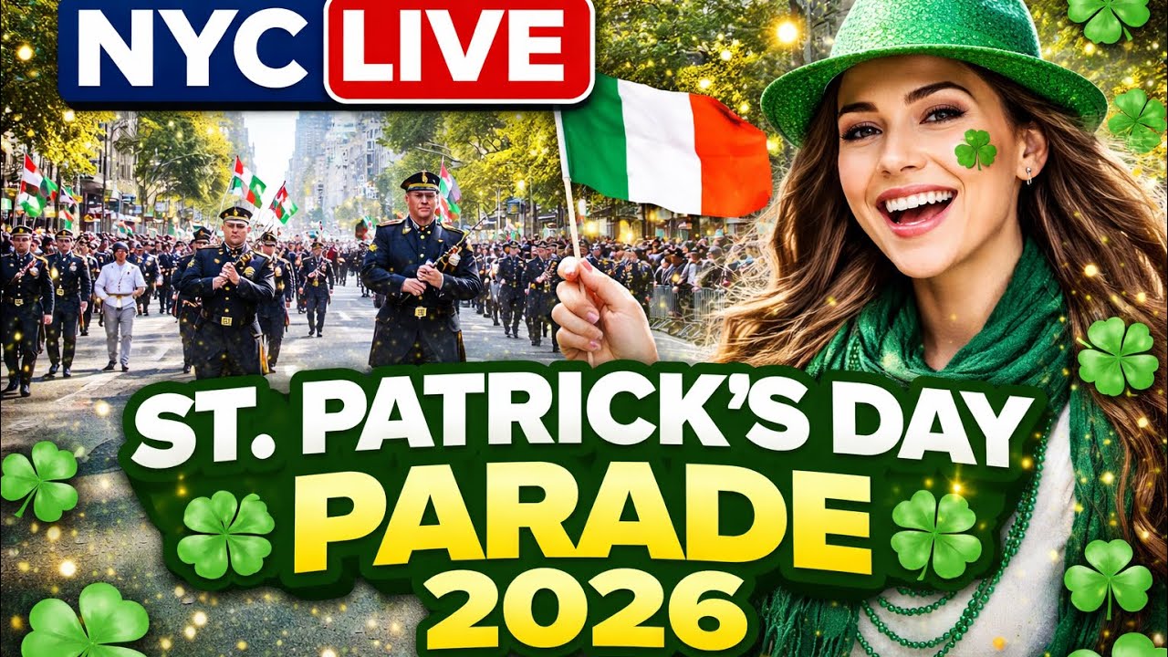 2026 NYC Saint Patricks Day Parade ☘️ | New York City LIVE