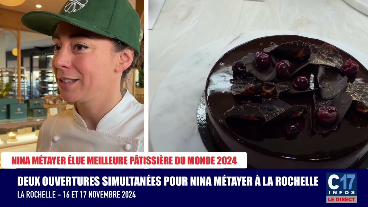 LA ROCHELLE INAUGURATION DE DEUX BOULANGERIES PÂTISSERIES À LA ROCHELLE PAR NINA MÉTAYER