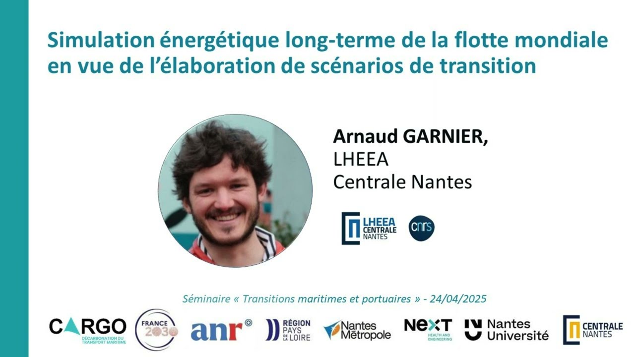 Simulation énergétique long terme de la flotte mondiale
