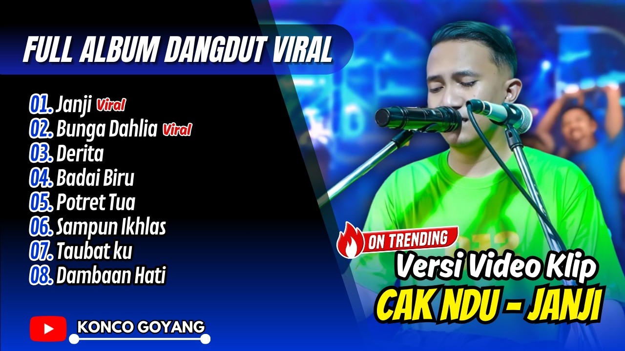 VIRAL TIKTOK !! Cak Ndu - JANJI - BUNGA DAHLIA - DERITA | BADAI BIRU || FULL ALBUM DANGDUT VIRAL
