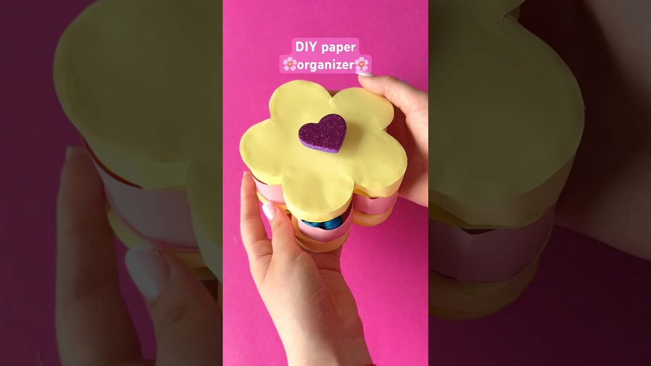 DIY paper organizer🌸💕
