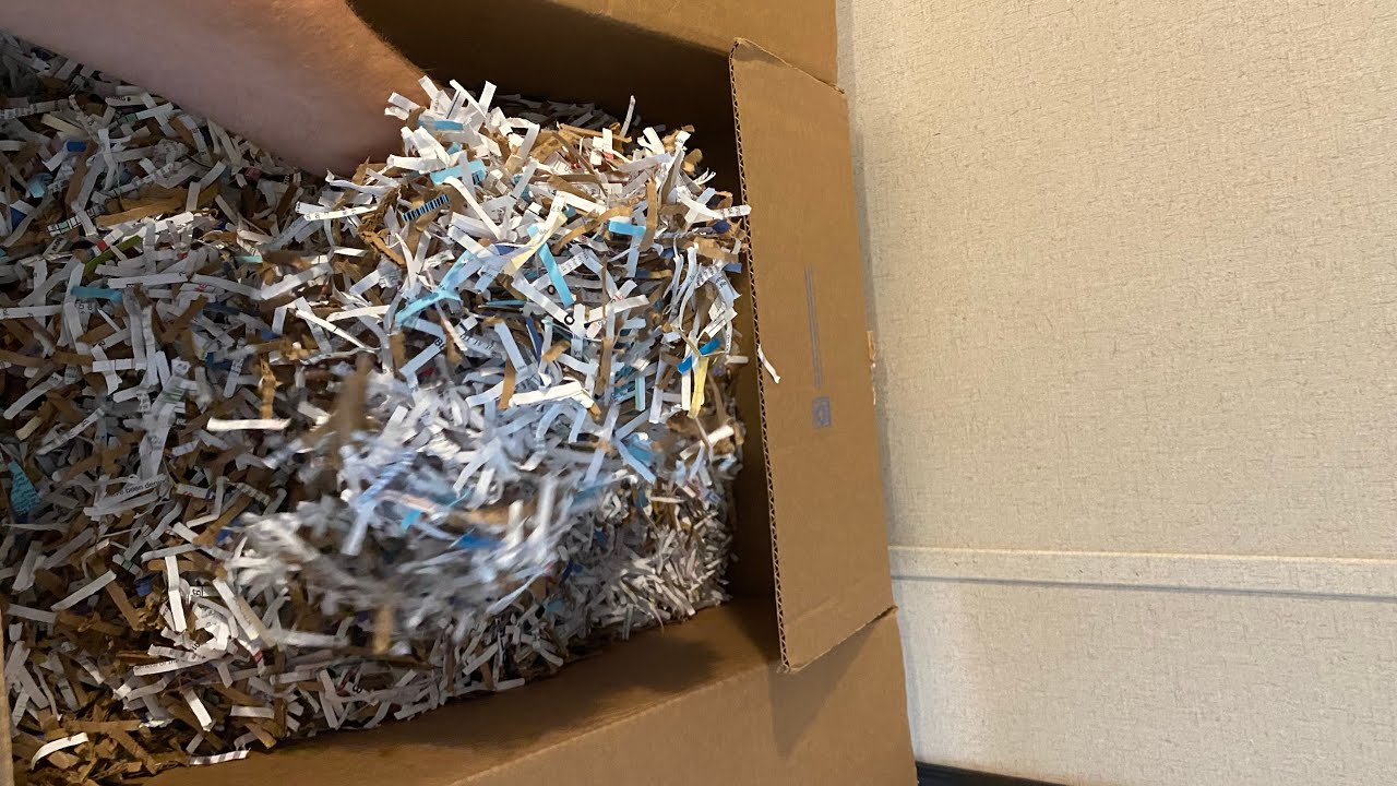 Shredded paper for compost and gardening. #shorts