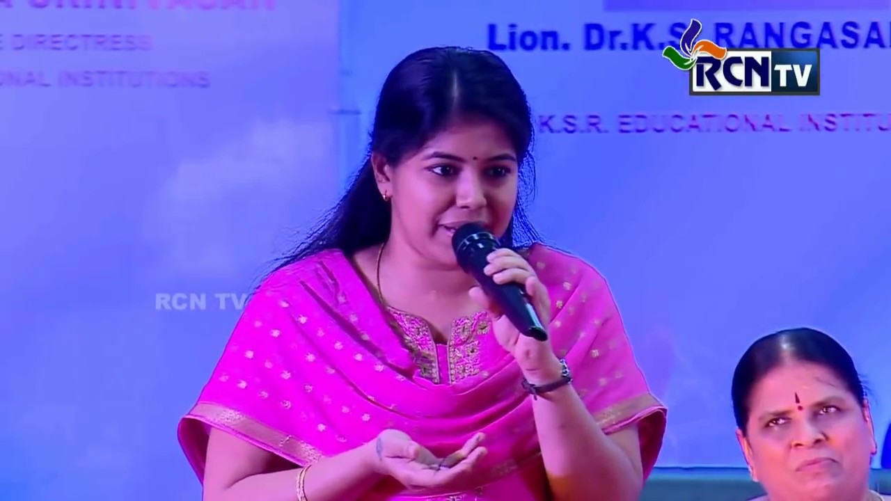 ரேகா பத்மநாபன் அவா்களின் மகளிர்தின சிறப்புரை
