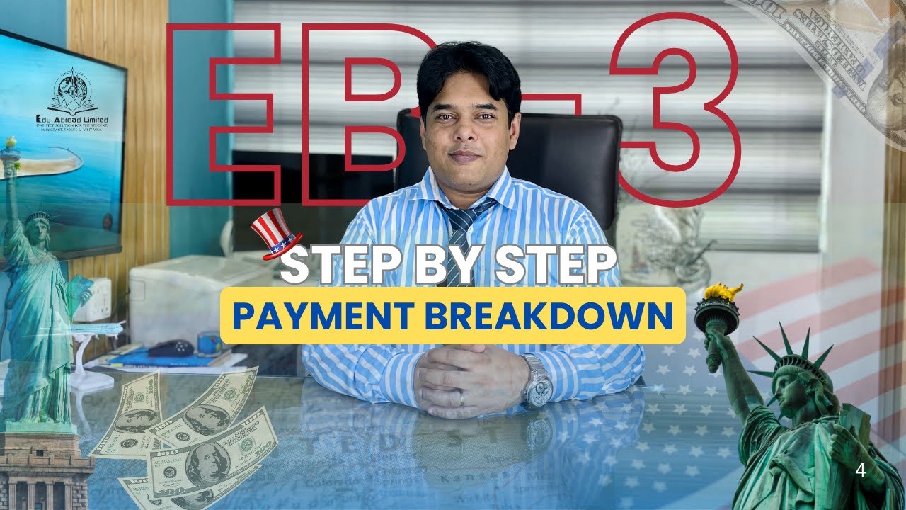 EB-3, STEP-BY-STEP PAYMENT BREAKDOWN