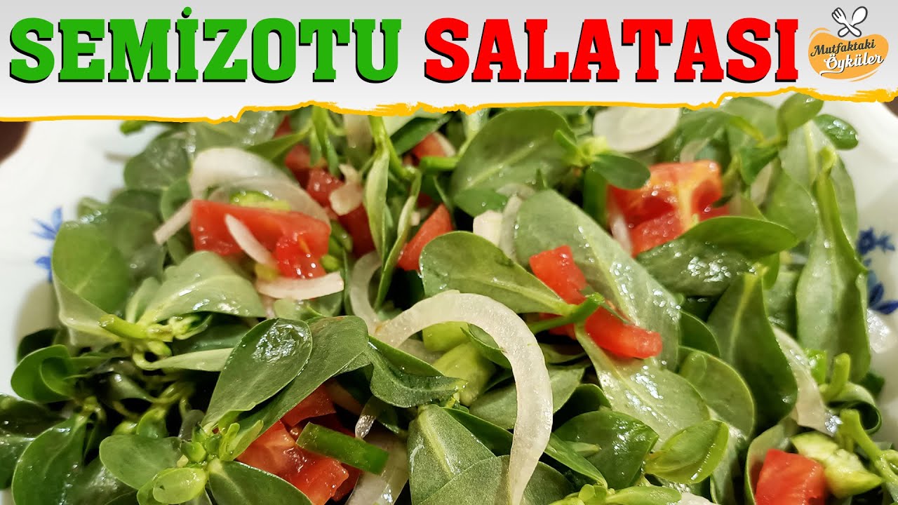 Ekşili Lezzetli ve Pratik | Tam Bir Yaz Salatası Semizotu Salatası | Semizotu Salatası Nasıl Yapılır