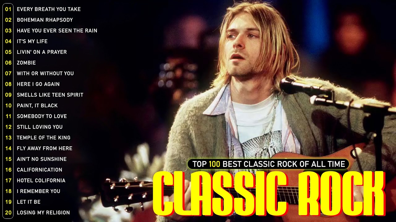 Best Classic Rock Songs Of All Time🔥Metallica, ACDC, Aerosmith, Bon Jovi💥70s 80s 90s Classic Rock