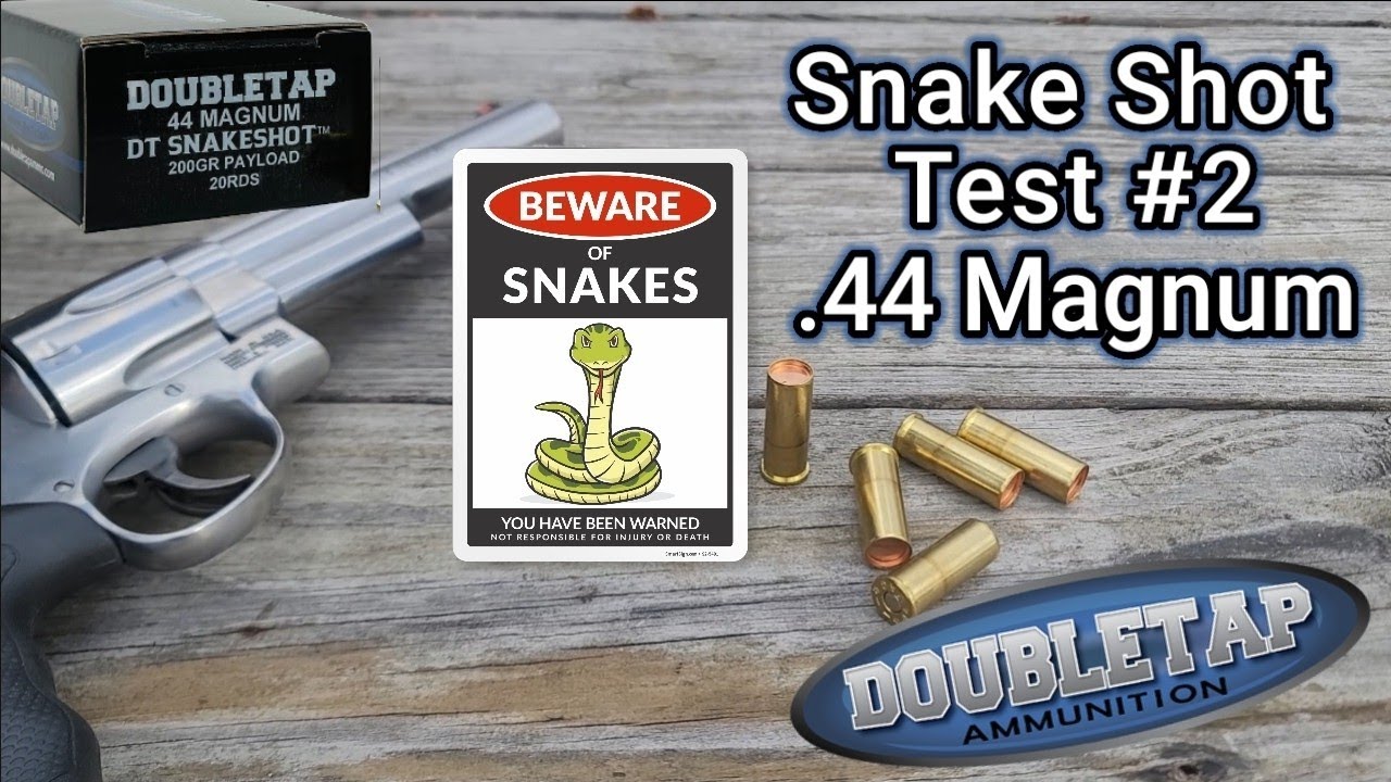 DoubleTap Snake Shot .44 Magnum (Тест Snake Shot №2)