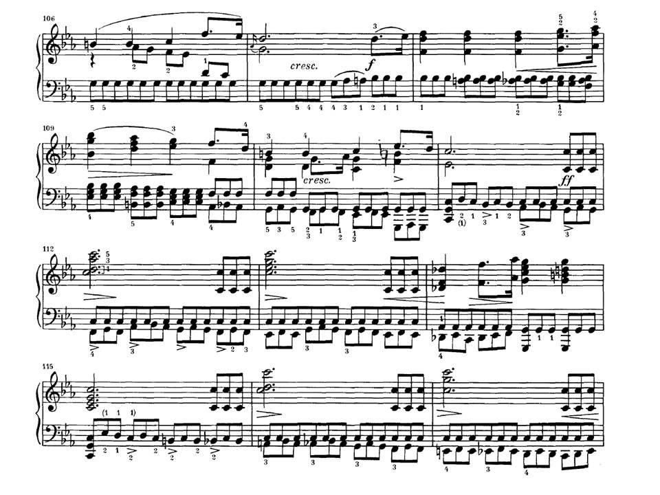 F.Schubert. Impromptu n&ordm; 1 op. 90. Partitura on line.