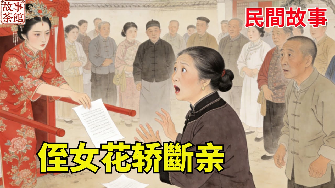 刻薄嬸娘每日虐待侄女，總說她是賠錢貨。十八年後侄女出嫁，十裏紅妝路過家門，花轎停下，新娘冷冷甩出壹份斷絕關系書！#民間故事#情感 #睡前故事#人生感悟