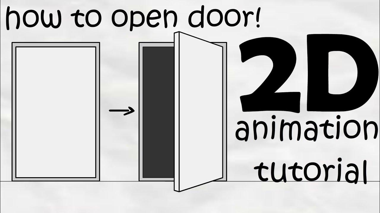 2d animation tutorial,how to open door