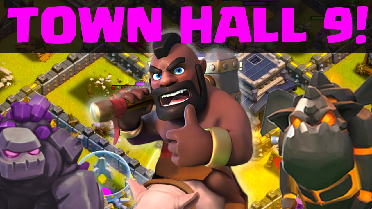 Clash of Clans - Town Hall 9 THREE STAR War Attack Strategies!