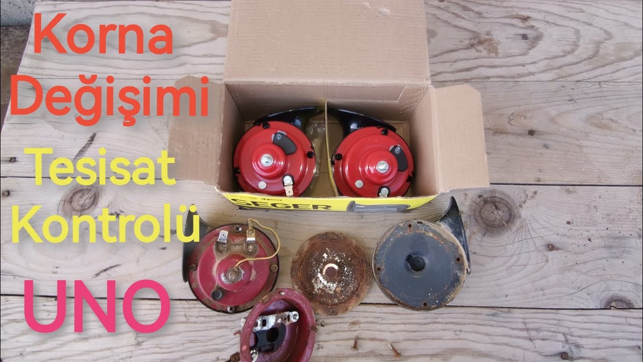 Korna Değişimi, Korna Tesisatı Kontrolü, Korna Çalmıyorsa Fiat Uno
