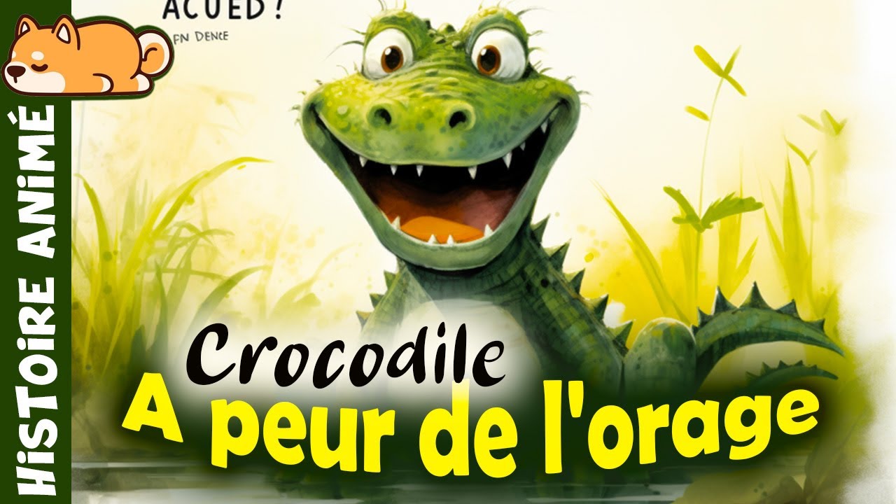Crocodile à peur de l'orage 🐊 Conte de Fée en Français | Histoire pour s'endormir | Phobie | Tempête