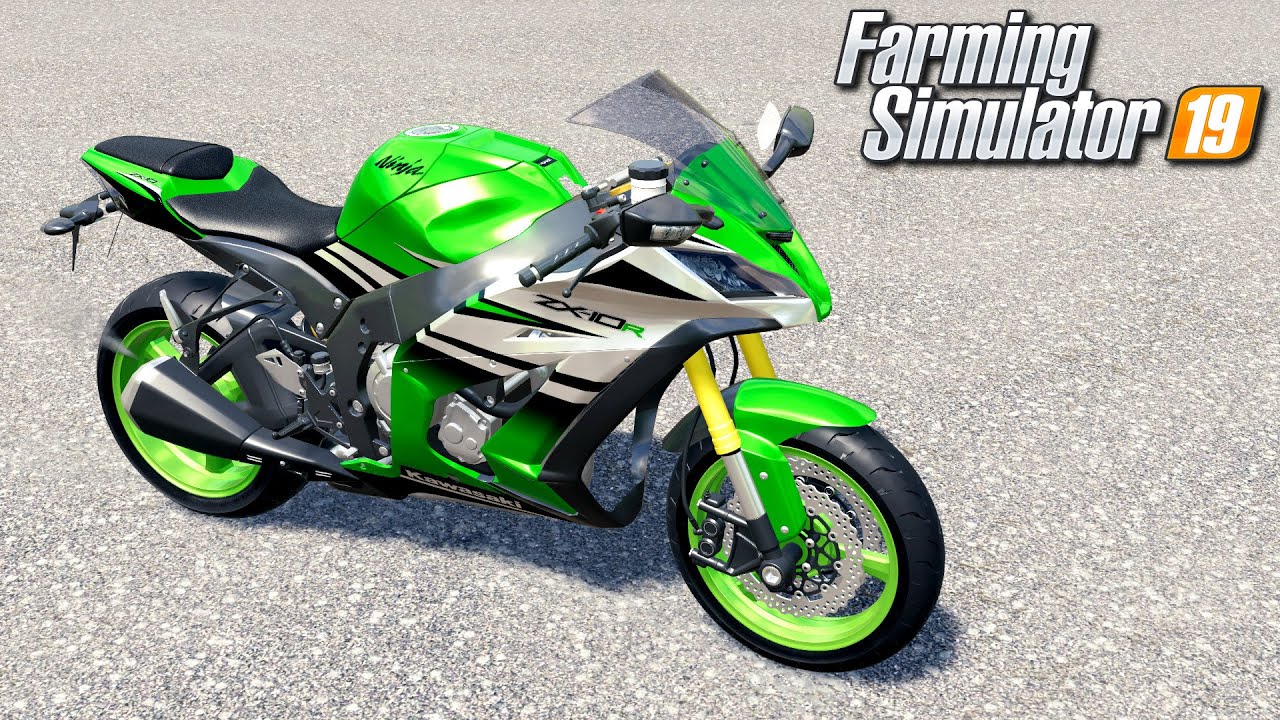 Kawasaki Ninja [MOD TEST] - Farming Simulator 19