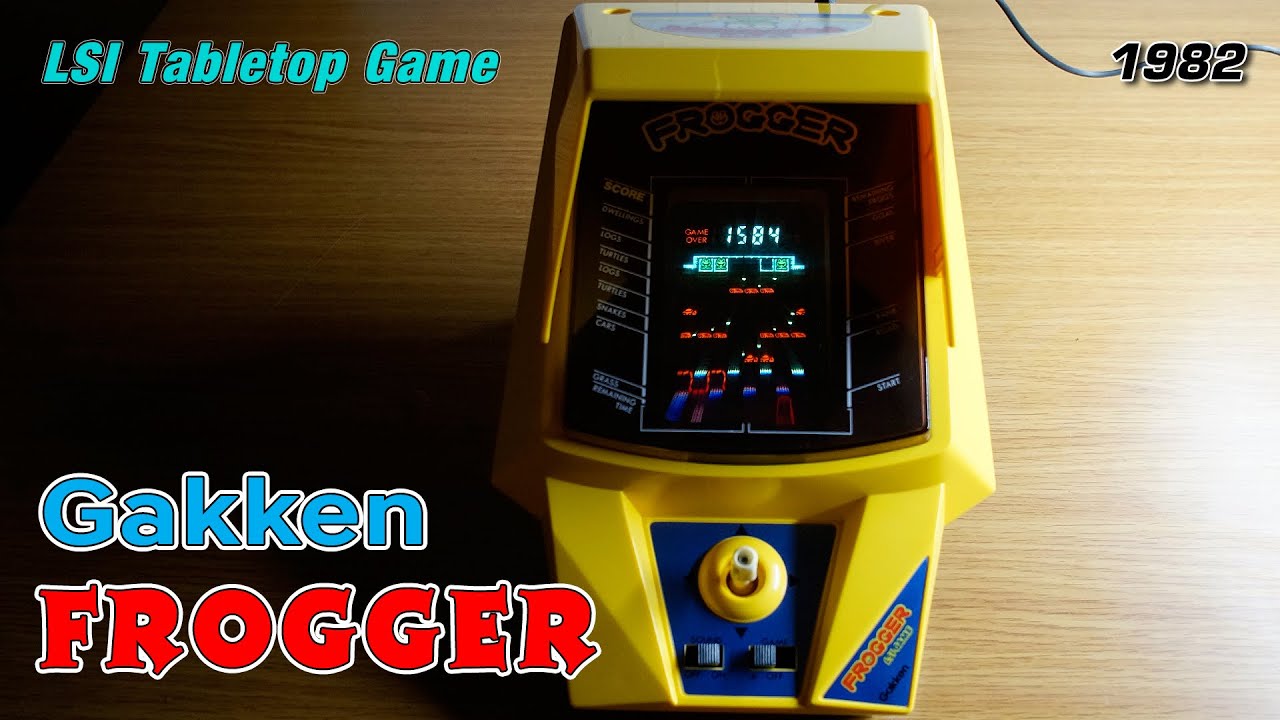 1982 가켄 플로거 VFD 게임기(GAKKEN FROGGER LSI Game repair)