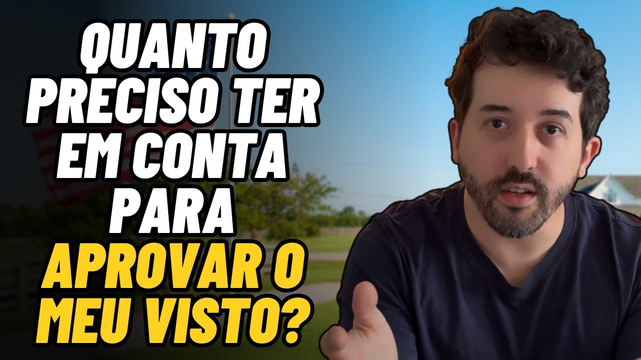 PRECISA TER DINHEIRO NA CONTA PARA TIRAR O VISTO AMERICANO?