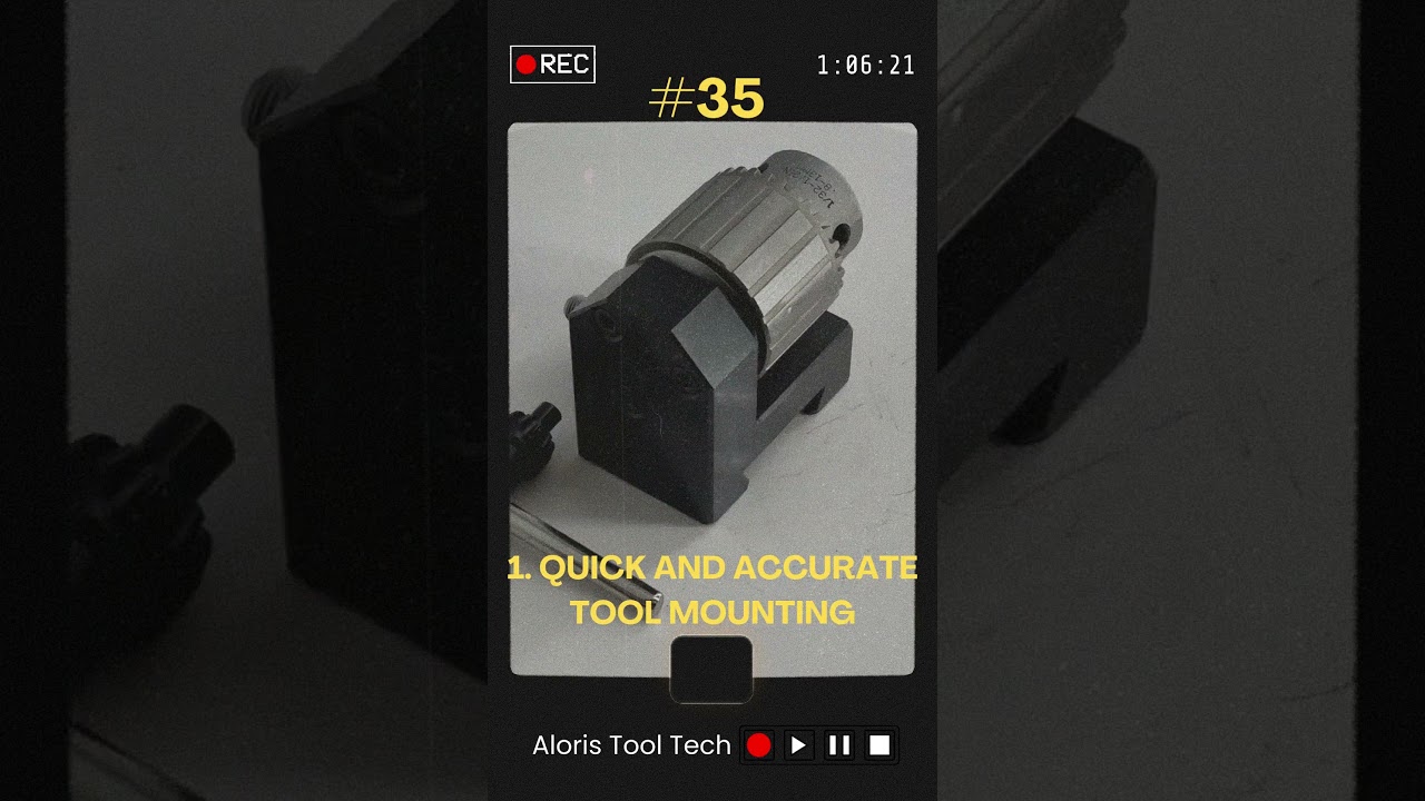 Aloris Dovetail Chuck Holder Series 35 #precisiontooling #precisiontools #lathetool  #qualitytools