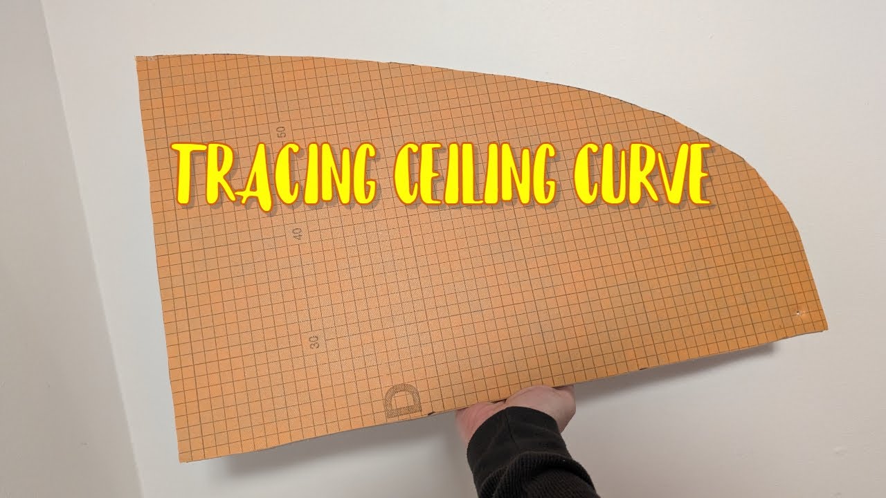 How To Trace The Ceiling Curve In A Skoolie (School Bus Conversion)