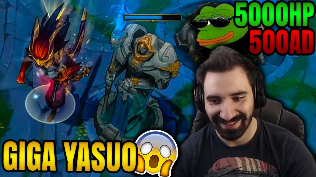 GIGANTYCZNY YASUO WIĘKSZY OD TURRETA Z 5000HP I 500AD 😎