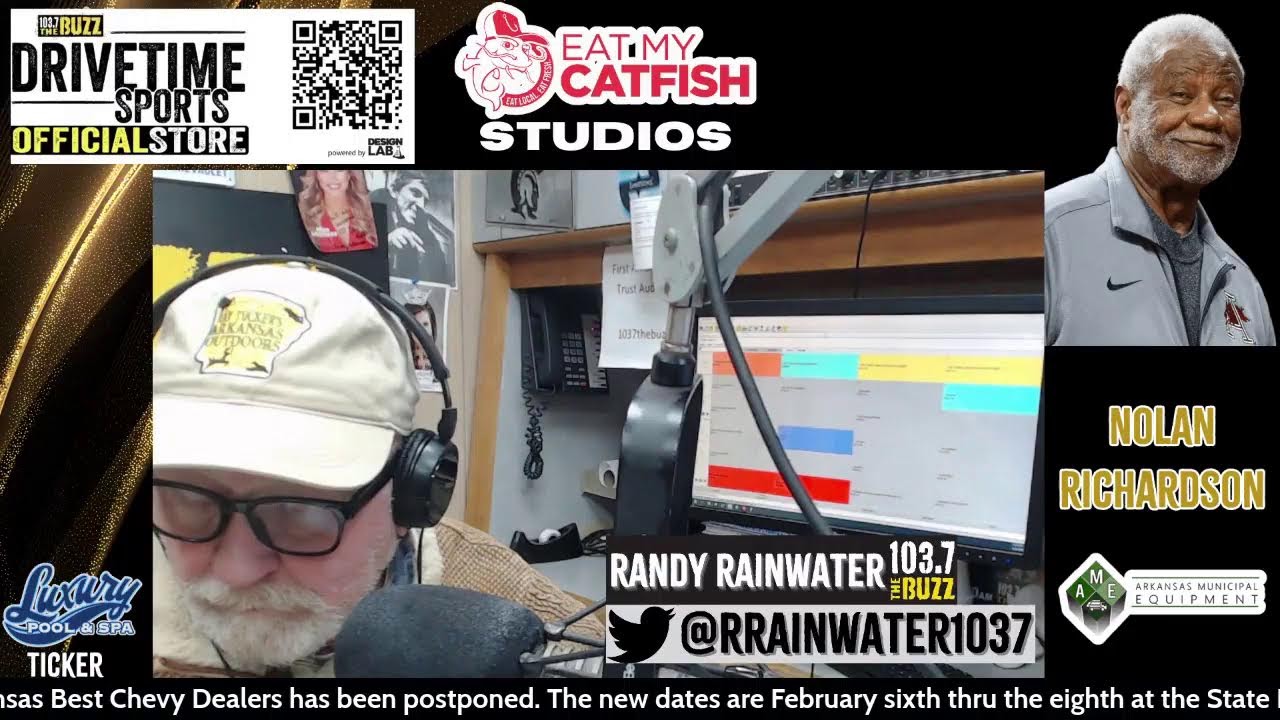 #DriveTimeSports with Randy Rainwater and Rick Schaeffer LIVE in the EatMyCatfish Studio