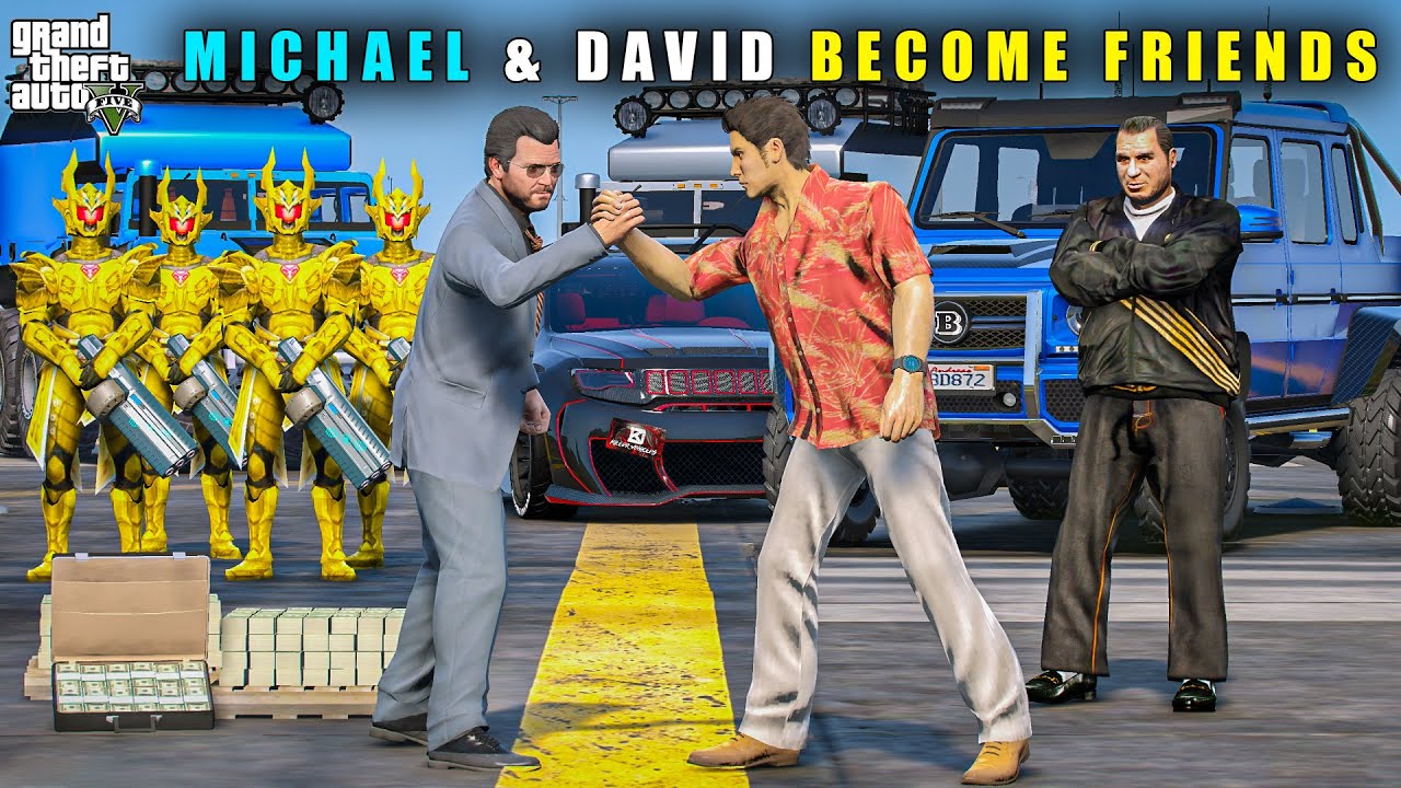 GTA 5 : FINALLY MICHAEL BECOME DAVID'S FRIEND || BB GAMING