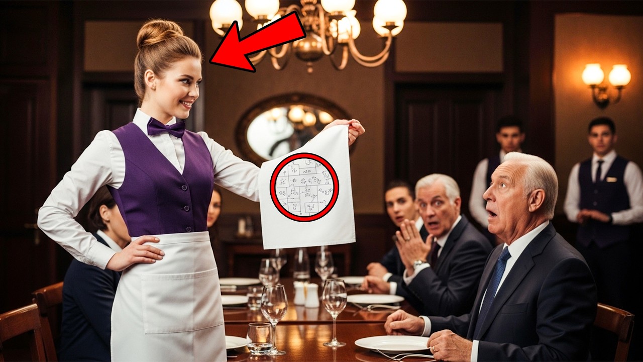 The Billionaire Challenged Waitress To Solve His Puzzle — What She Did Next Left Everyone Speechless