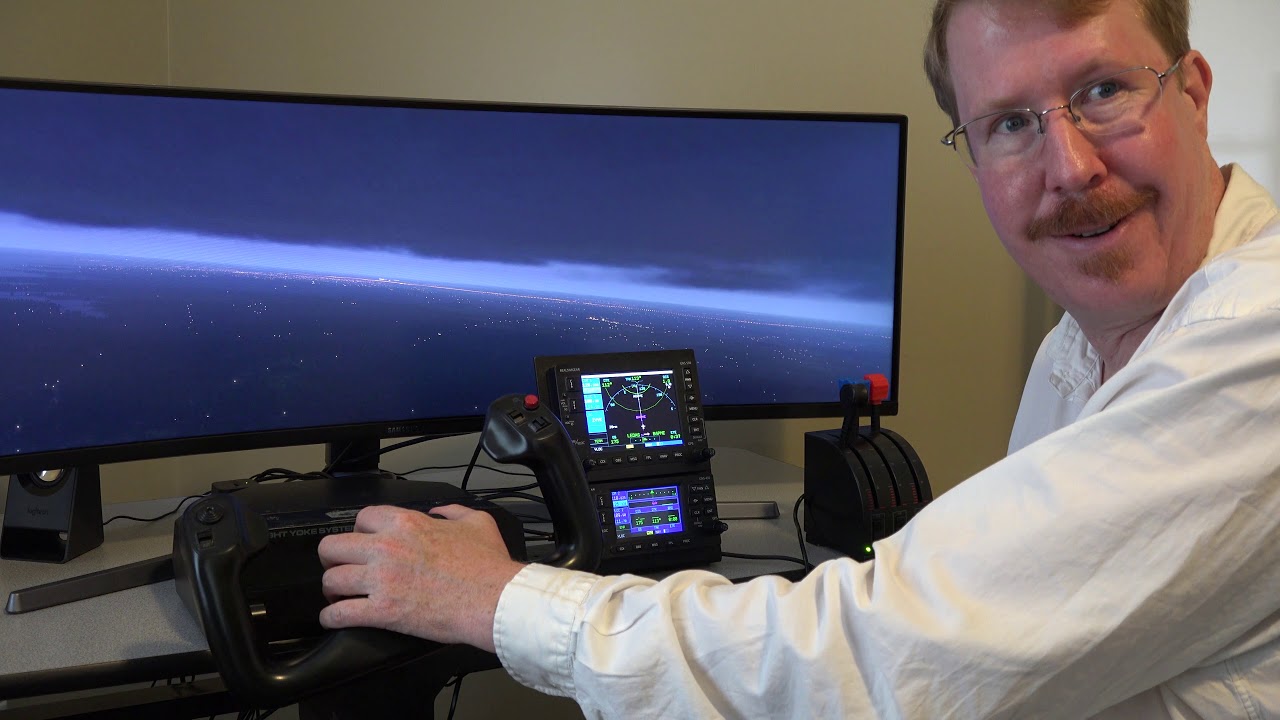 Austin Meyer tries and demos the RealSimGear GNS530 and GNS430