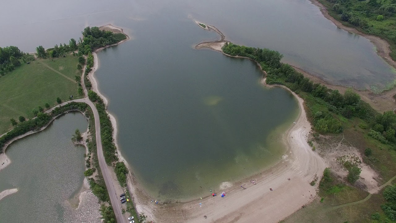 CAMPING GUELPH LAKE DRONE FLIGHT 2