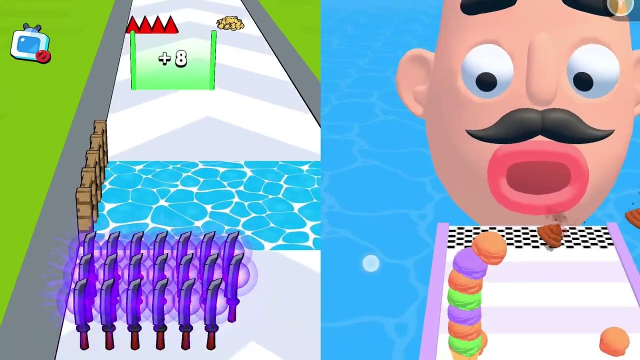 Craft Sword Vs Stacky Ice Cream Run - Gameplay Walkthrough Android IOS- All Level Max Tiktok