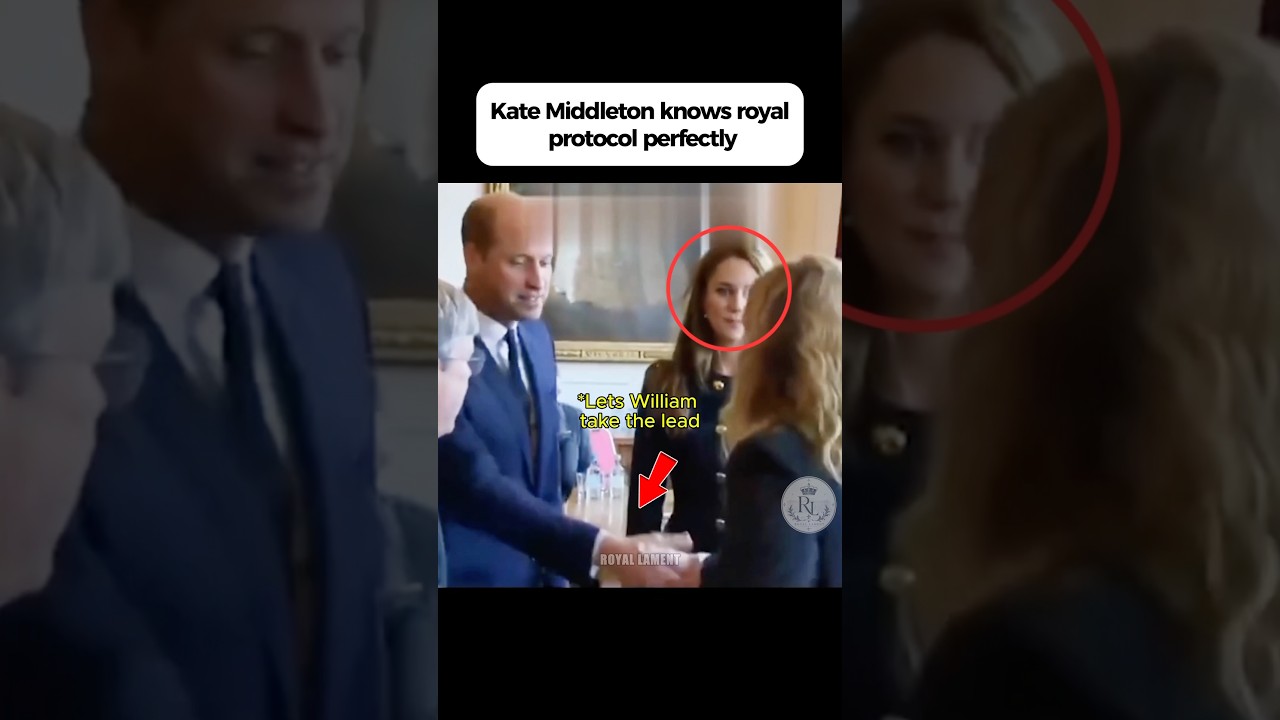 Kate Middleton understands the royal etiquette better than anyone #KateMiddleton #PrinceWilliam