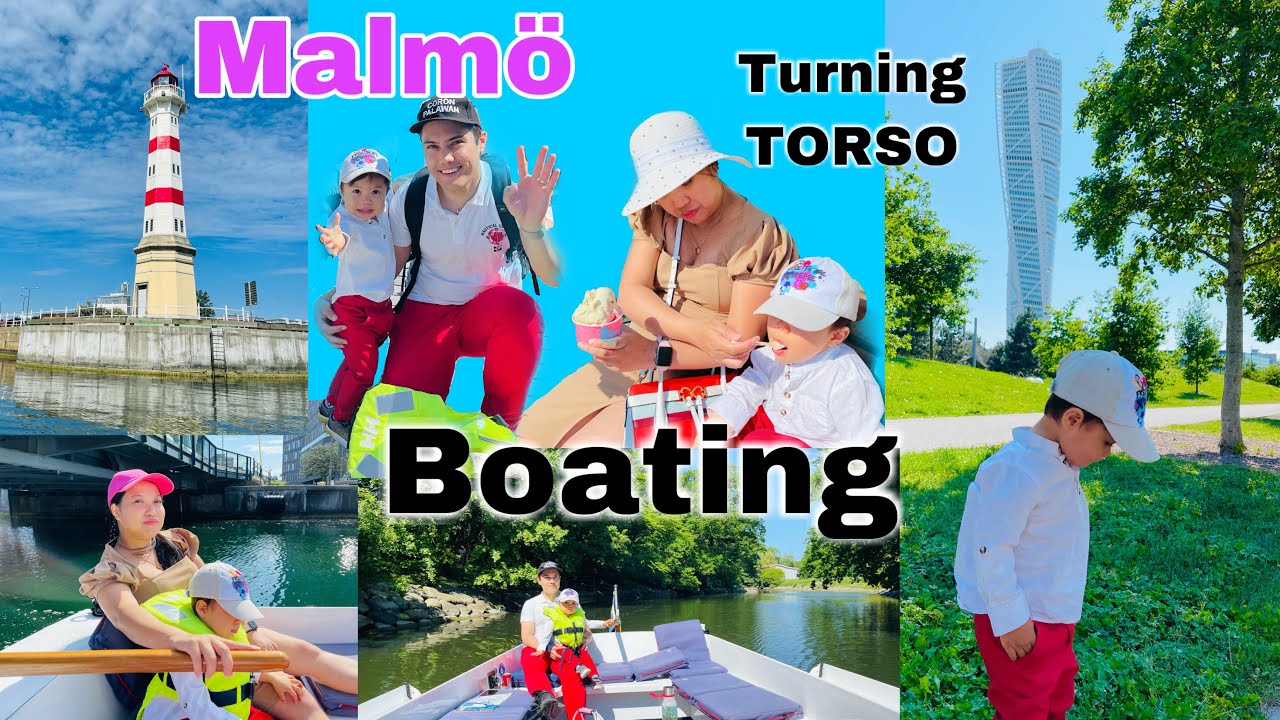 Vacation in Malmö |Day 2 | book a boat | Boating | Turning Torso | strolling around Malmö