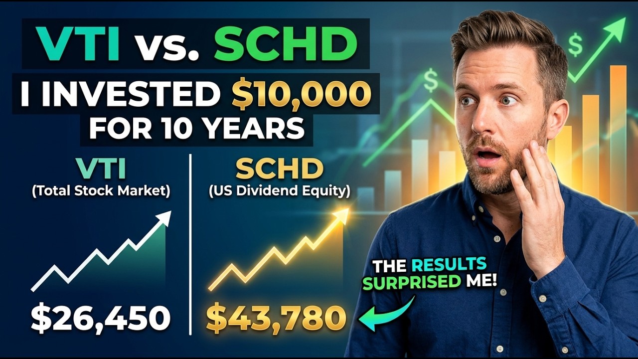 VTI vs SCHD: I Invested $10,000 for 10 Years (The Results Surprised Me).