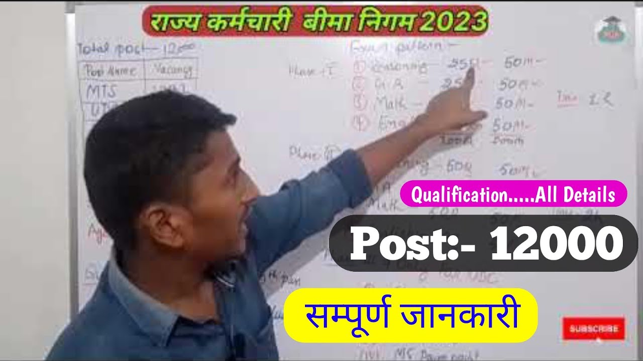 ESIC Recruitment 2023 l ESIC Recruitment 2023 Apply Online l ESIC Notification 2023 l ESIC l