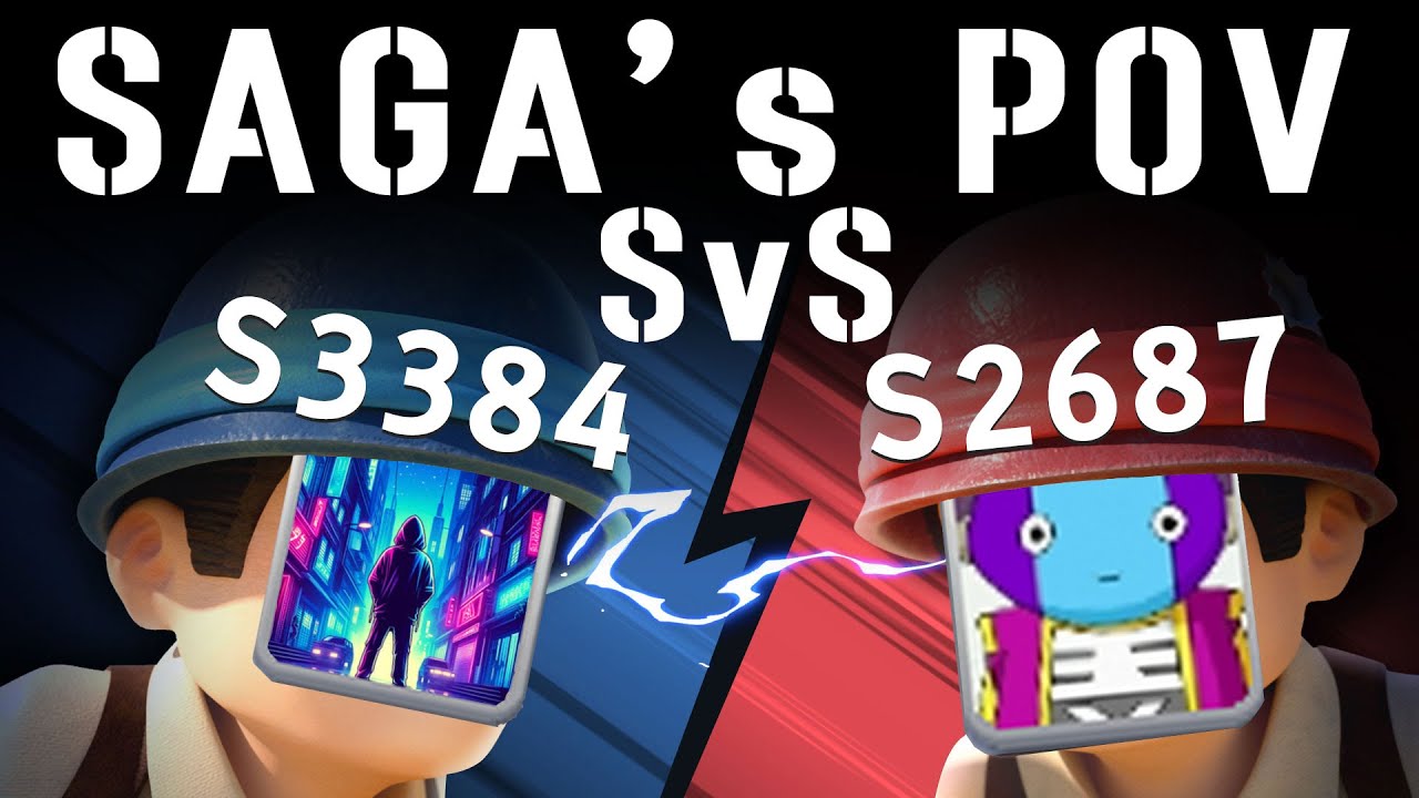 SAGA | vs Diego & TAMIM |  Topwar 서버전 3384 vs 2687 | TW SvS 3384 vs 2687