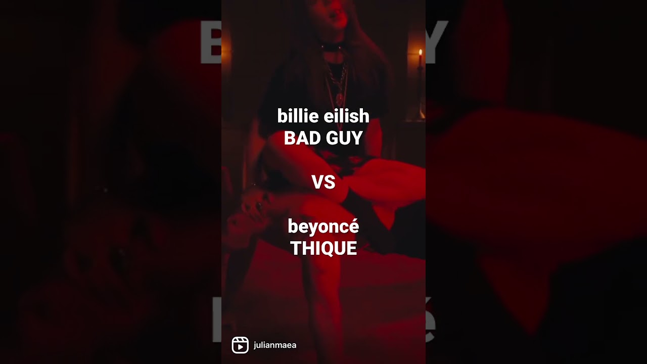 @BillieEilish  #BadGuy vs @beyonce  ce #THIQUE⁣ #billieeilish #beyonce #happierthanever #beyhive #