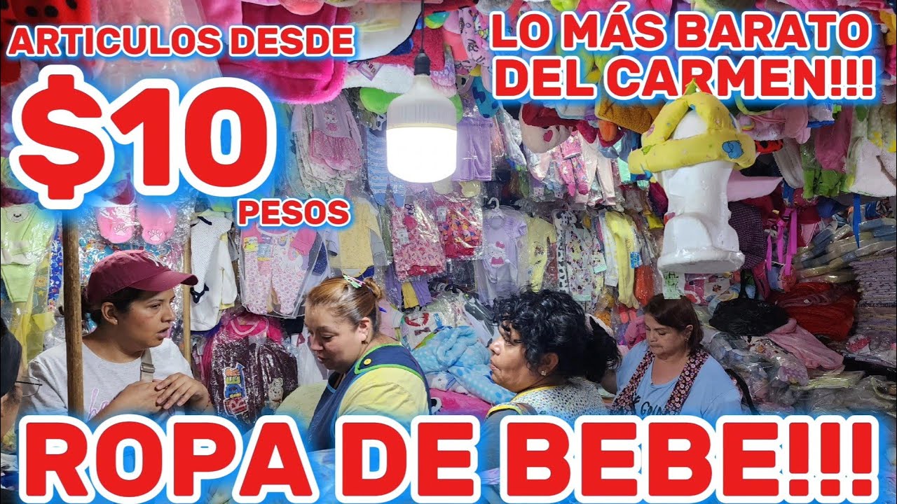 PAQUETES y PROMOCIONES en ROPA de BEBE / ARTÍCULOS desde $10 PESOS lo más BARATO del CARMEN CDMX