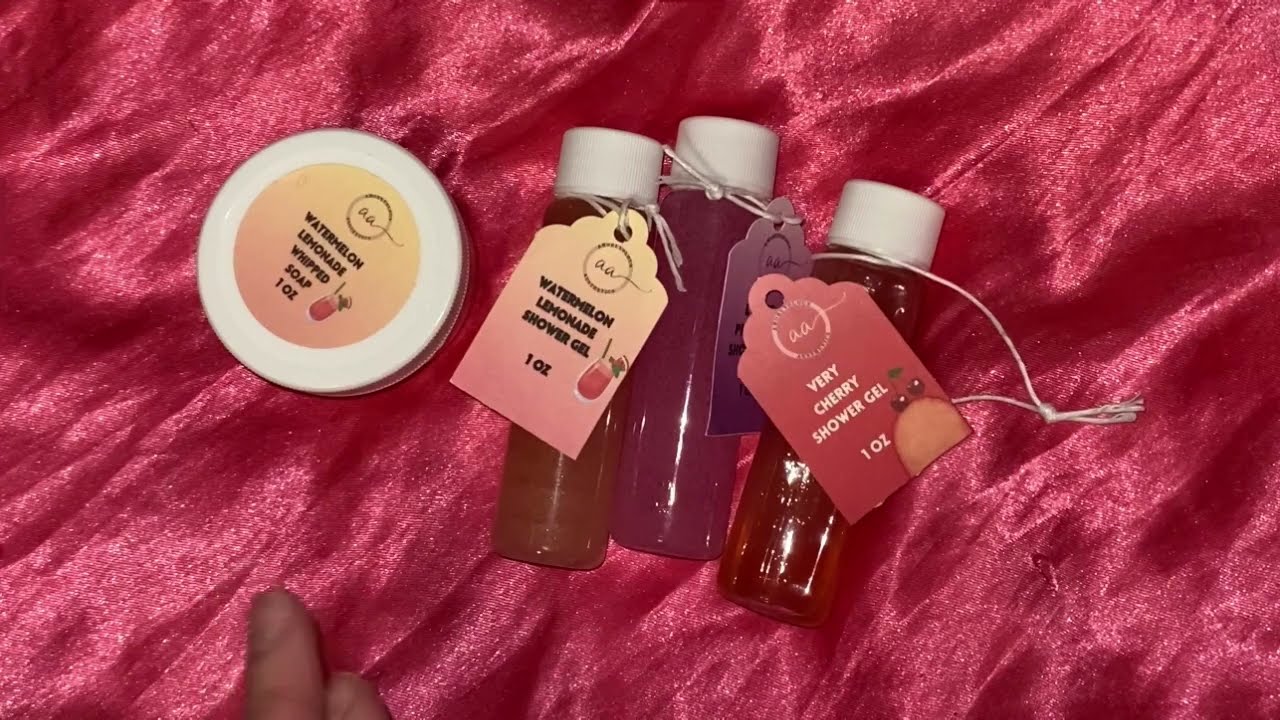 Amorevolous Aesthetics Shower Gel 🚿 and Whipped Soap 🧼 Review (ASMR)