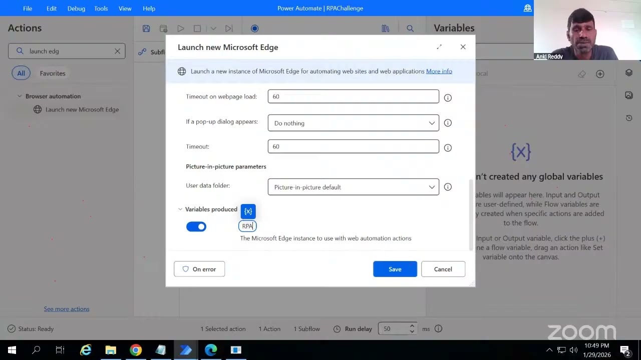 Power Automate Demo – Session 2 | End-to-End Bot Walkthrough (Cloud & Desktop)