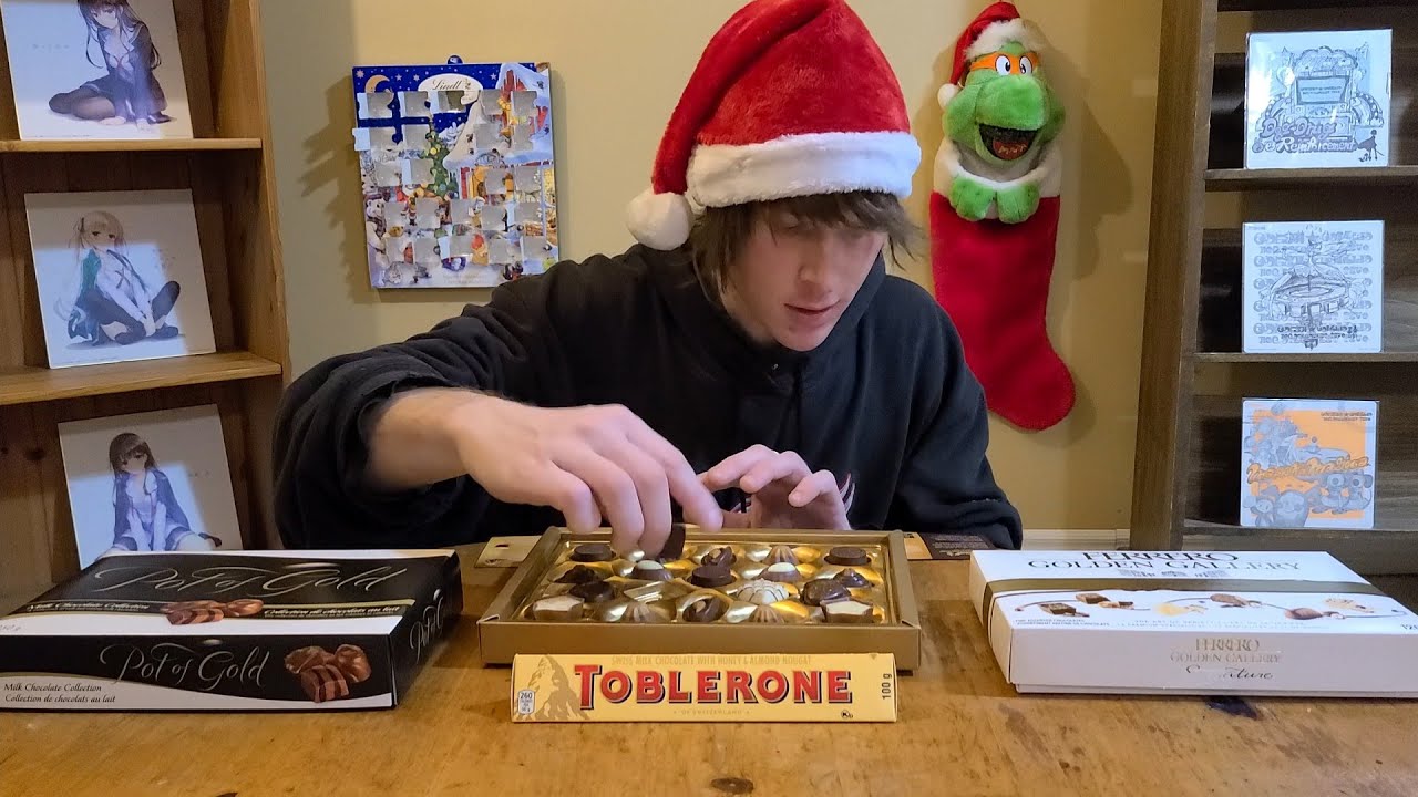 Christmas Chocolates | Pot of Gold • Lindt • Ferrero | Mukbang