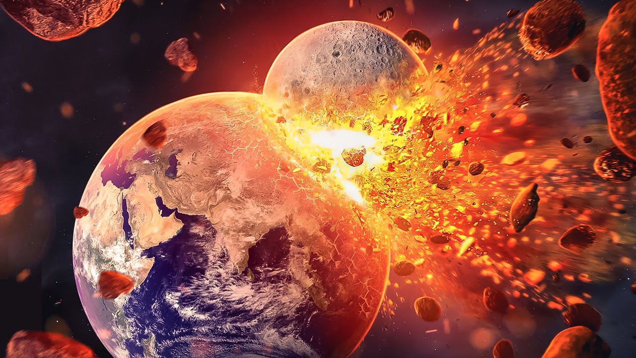 O que acontecerá se a Lua se colidir com a Terra？