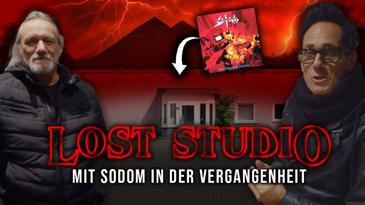 Sodom im „Lost Places“ Studio von „Get What You Deserve“ Stranger Things mit Tom Angelripper & Andy