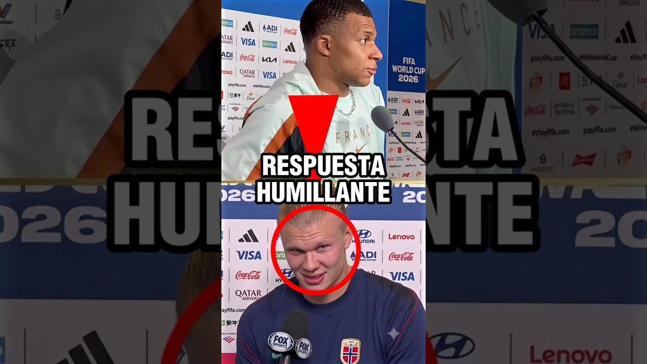 &iexcl;La LOCA respuesta de Haaland despu&eacute;s de que Mbapp&eacute; menospreciara a Noruega! 😭💀