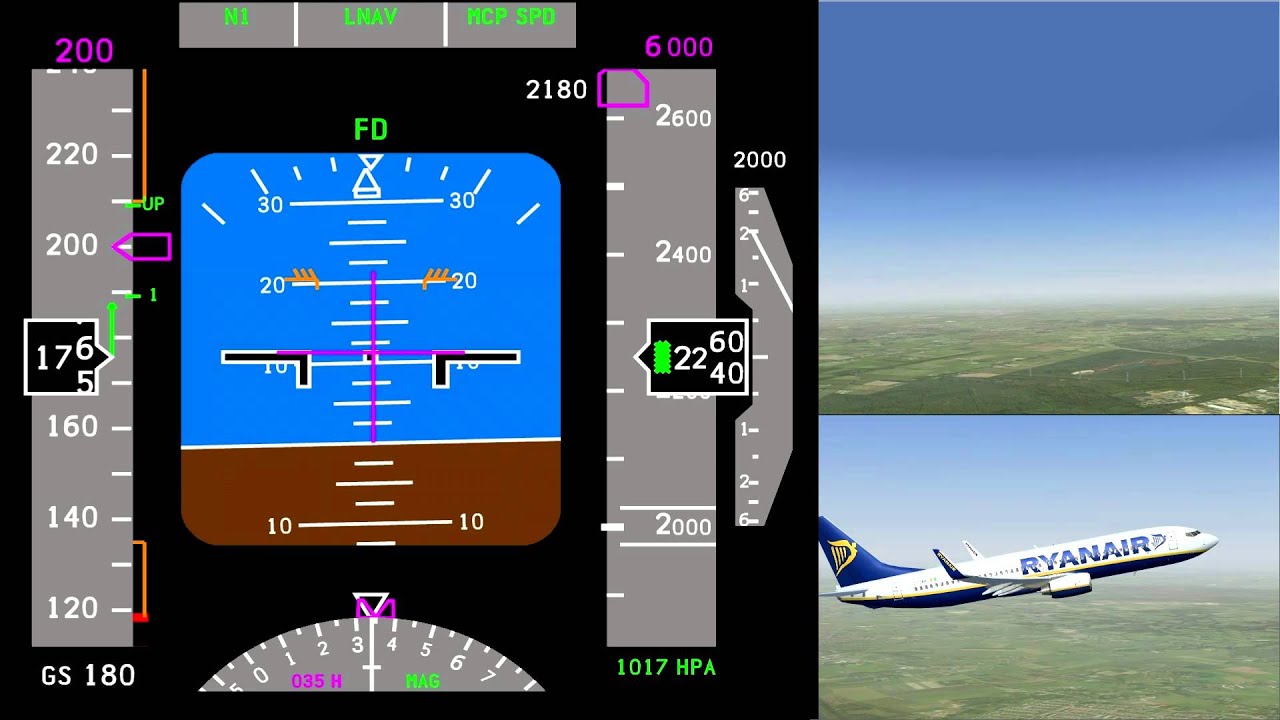 PFD in Action! Boeing 737-800 Takeoff from Eindhoven Airport [FS2004]