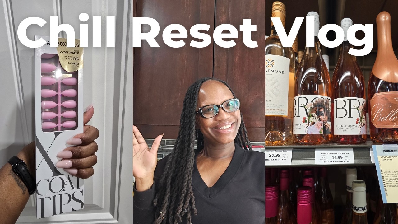 Видеоблог о расслаблении и восстановлении сил 🍷💅🏾 | Поход за вином, новые книги в библиотеке и вы...