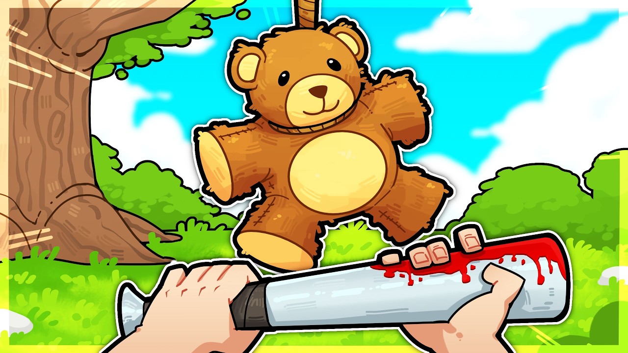 This is a normal pinata beating game