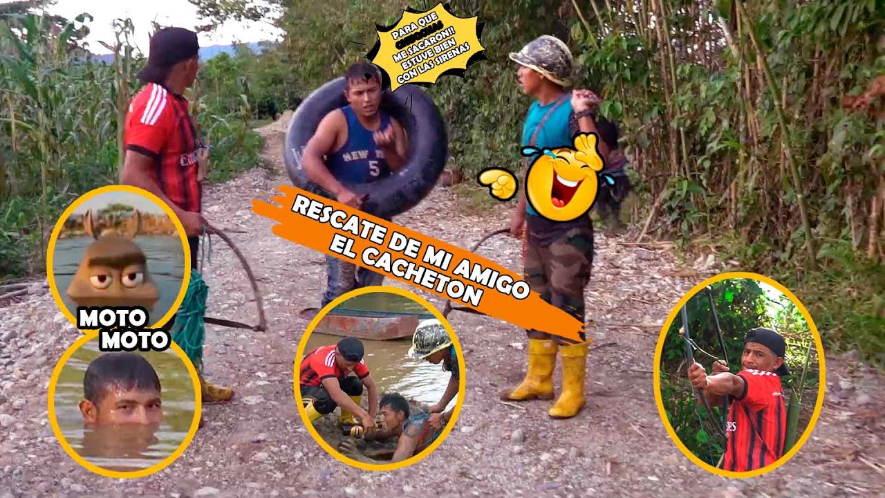 Rescatando a mi amigo el Cachet&oacute;n hecho sireno jajaja